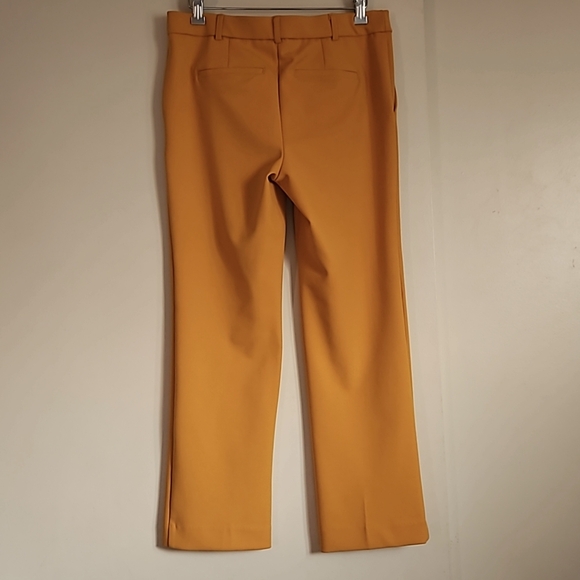 Jules & Leopold mustard casual pants small petite straight leg - Picture 3 of 15